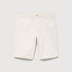 Bermuda en jean coton denim blanc homme