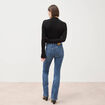 Jeans bootcut taille haute denim stone femme