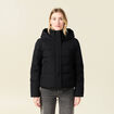 Doudoune &agrave; capuche noir femme