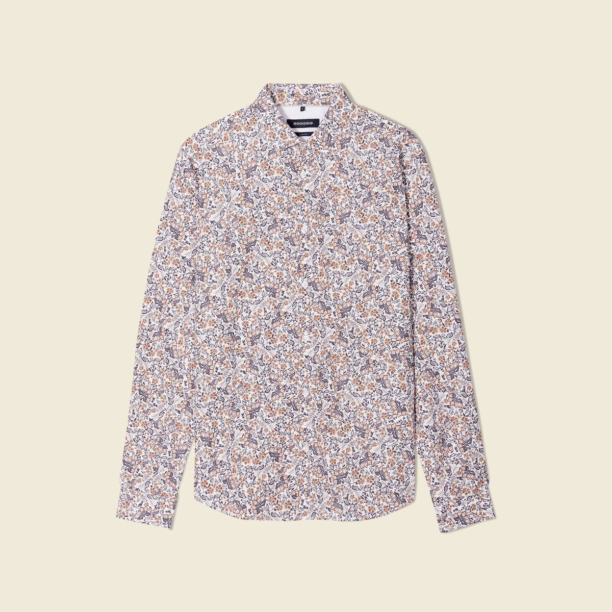 Chemise manches longues blanc homme