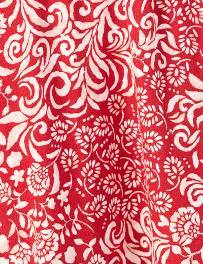 Robe éco-responsable rouge femme
