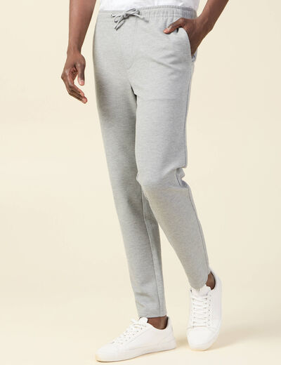 Pantalon chino jogger gris foncé homme