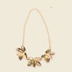 Collier couleur or femme
