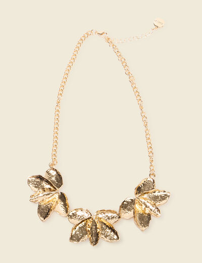 Collier couleur or femme