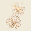 Boucles d'oreilles clous couleur or femme