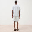 T-shirt ample en coton manches courtes gris clair homme