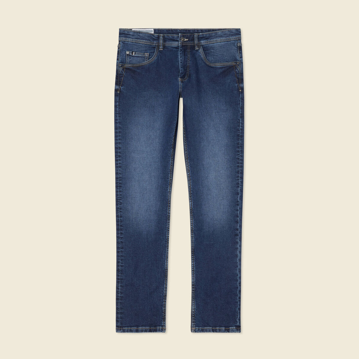 Jeans straight homme denim brut homme