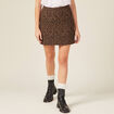 Jupe moulante camel femme