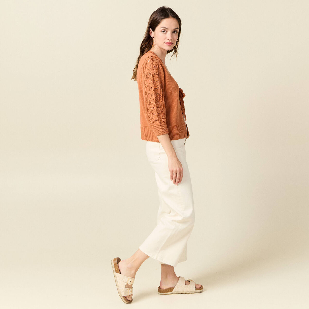 Gilet éco-responsable rouge foncé femme