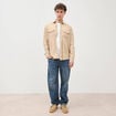Jeans large relaxed denim stone homme