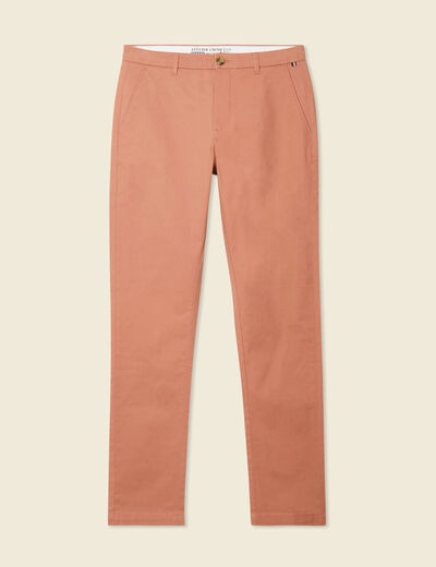 Pantalon slim Instinct chino vieux rose homme