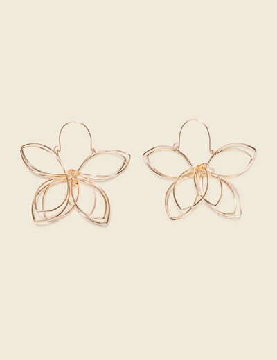Boucles d'oreilles créoles couleur or femme