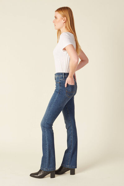 Jeans Yoko - bootcut denim stone femme
