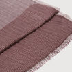 Foulard froiss&eacute; bordeaux homme