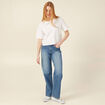 T-shirt éco-responsable blanc femme