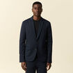 Veste blazer stretch bleu marine homme