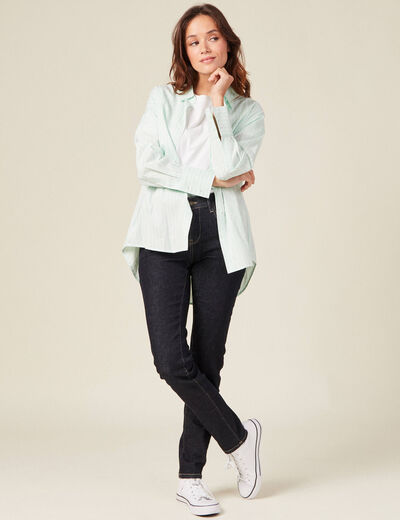 Jeans Camille - slim denim brut femme
