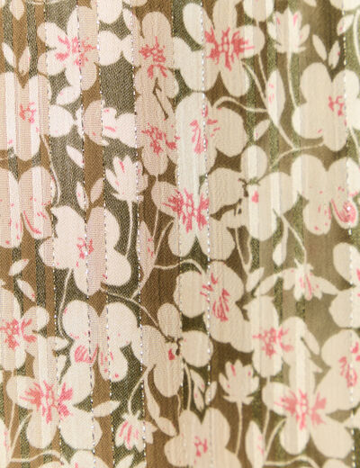 Chemise éco-responsable vert kaki femme