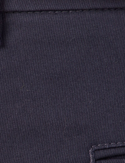 Pantalon chino 7/8ème bleu marine homme