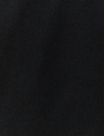 Salopette fluide boutonnée noir femme