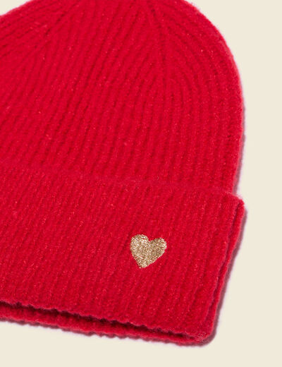 Bonnet rouge femme