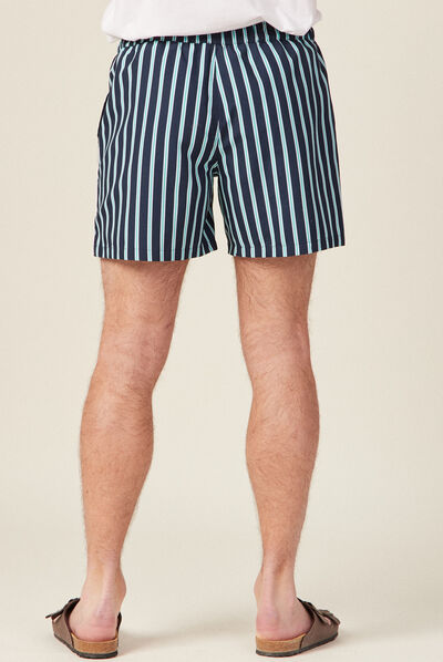 Short de bain bleu marine homme