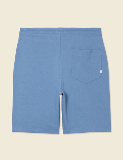 Short jogpant bleu gris homme