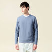 T-shirt manches longues bleu foncé homme