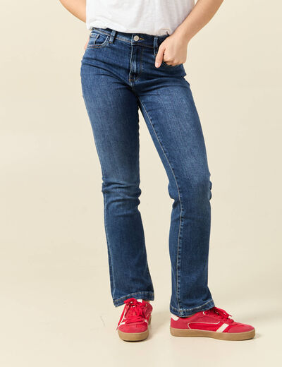 Jeans bootcut denim stone femme