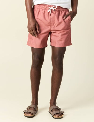 Short de bain vieux rose homme
