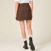 Jupe moulante camel femme