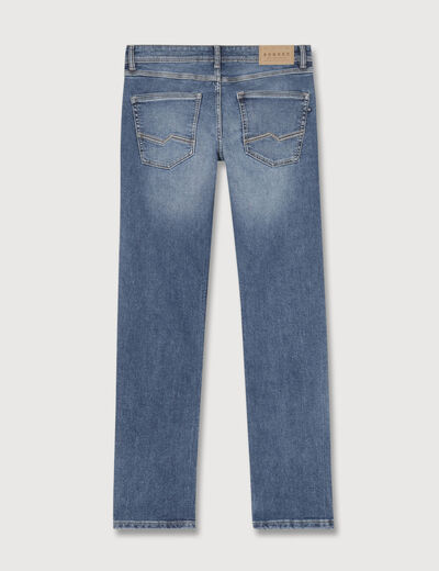 Jeans straight homme used L34 denim stone homme