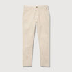 Pantalon chino slim gris homme