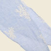 Lot de 2 foulards en coton bleu ciel femme
