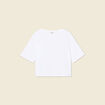 T-shirt éco-responsable blanc femme