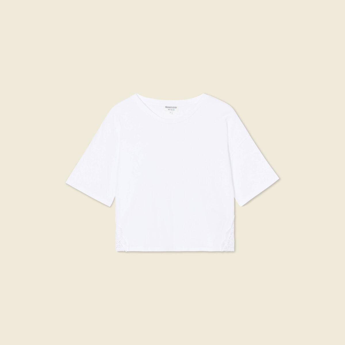 T-shirt éco-responsable blanc femme