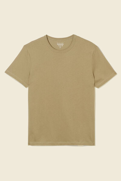 T-shirt éco-responsable vert kaki homme