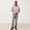 Sweat ample &agrave; capuche manches longues parme homme