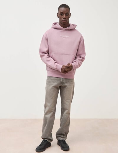 Sweat ample &agrave; capuche manches longues parme homme