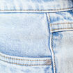 Short mom éco-responsable denim snow bleu femme