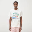 T-shirt en coton ecru homme