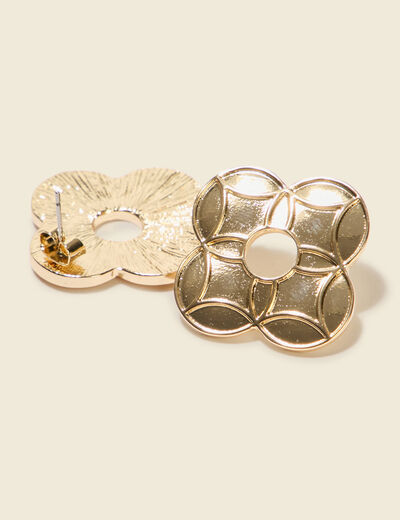 Boucles d'oreilles couleur or femme