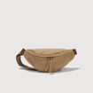 Sac banane beige homme