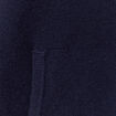 Pull sans manches capuche bleu marine femme
