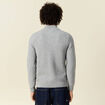 Pull manches longues gris homme
