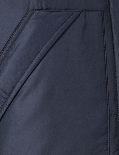 Doudoune réversible bleu marine homme