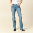 Jeans bootcut bleu femme