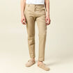 Pantalon chino taupe homme