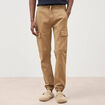Pantalon battle bas resserr&eacute; vert kaki homme