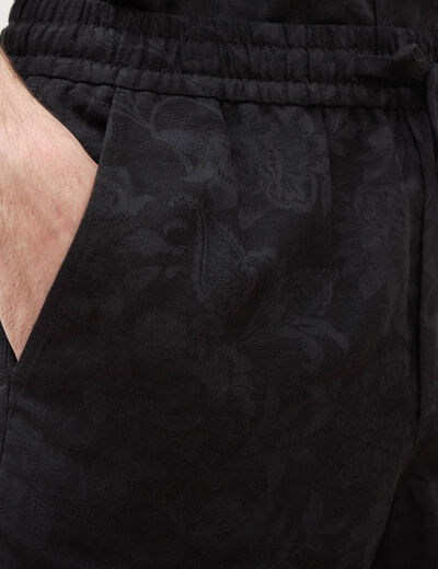 Bermuda noir homme